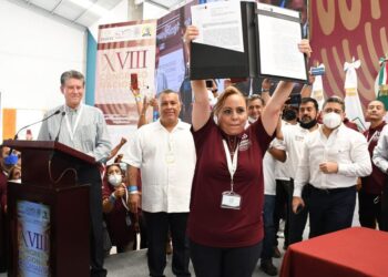 Preside Norma Liliana Rodríguez Argüelles el CEN del SNTISSSTE 2022-2026; Recibe Toma de Nota del TFCyA