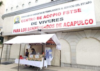 Atiende FSTSE el Llamado a Solidarizarse con los Damnificados en Guerrero