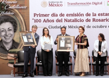 Correos de México Emite la Primera Serie de Estampillas Dedicada a Rosario Castellanos, a 100 Años de su Natalicio