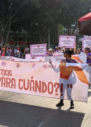 No Dañó el «Bloque Negro» la Marcha Feminista en la Ciudad de México